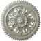 Ekena Millwork York Ceiling Medallion (Fits Canopies up to 3 5/8"), Hand-Painted Flash Copper, 21 5/8"OD x 2 1/2"P CM21YOFCS - alternate 1